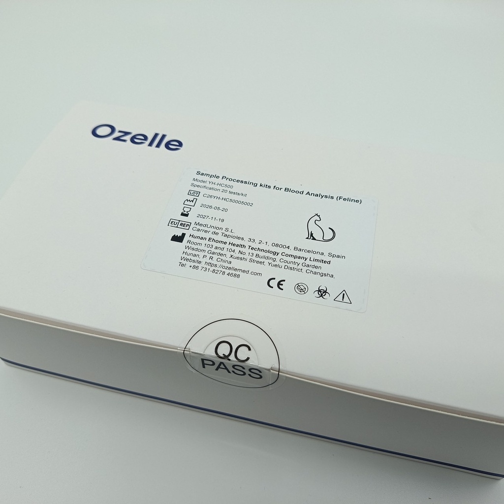 К-т за ПКК при котки (Feline) за хематологичен анализатор Ozelle EHVT-50/75 VET - 20 бр./оп.