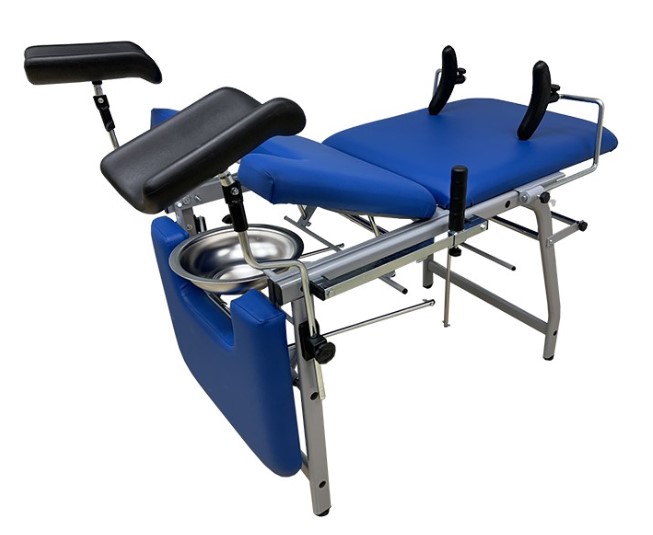 Гинекологичен стол Deluxe Blue, тренделенбург, 3-секционен