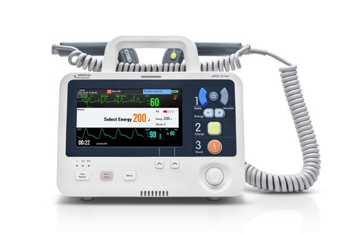 [15206244] uMED 20Vet EN，EU кабел，ECG/SpO2/NIBP/CO2，с аксесоари, 3 проводника Snap IEC