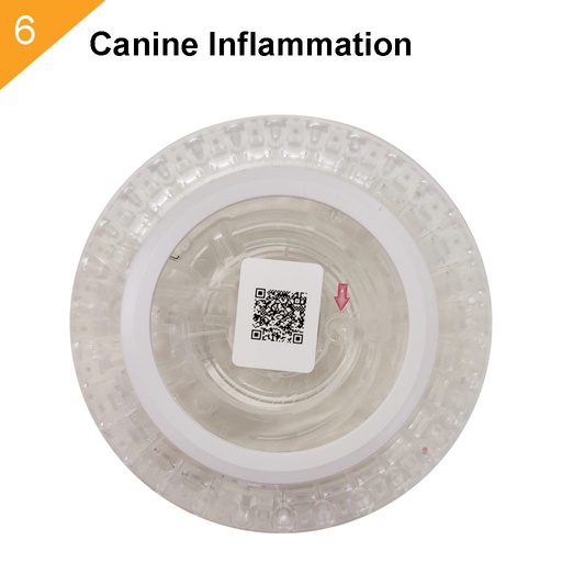 [15801021] CANINE INFLAMMATION Диагностичен диск за ветеринарен биохимичен анализатор Seamaty 